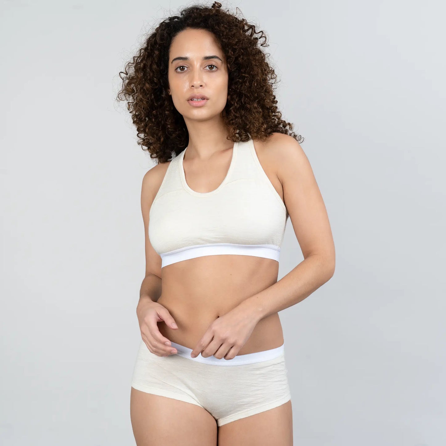 womens functional sports bra ultralight color Undyed