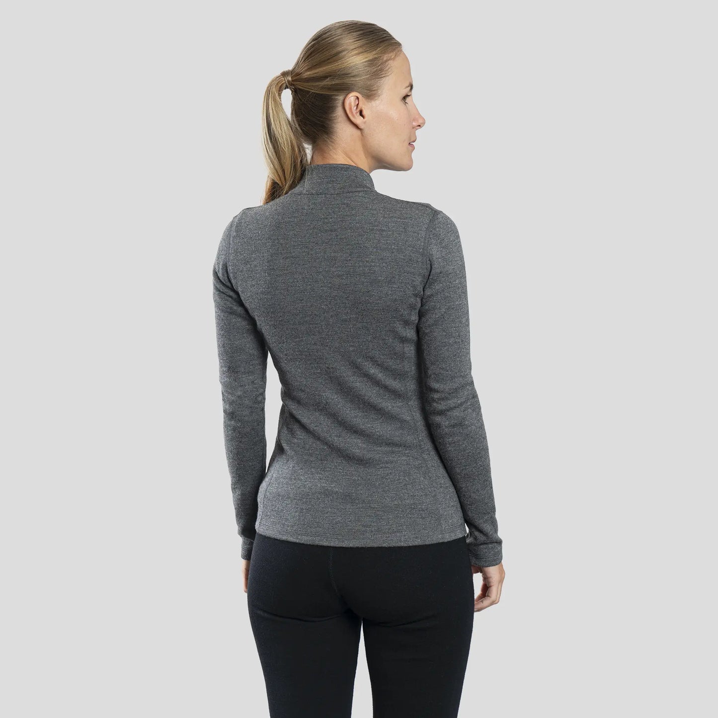 womens most comfortable jacket full zip color gray