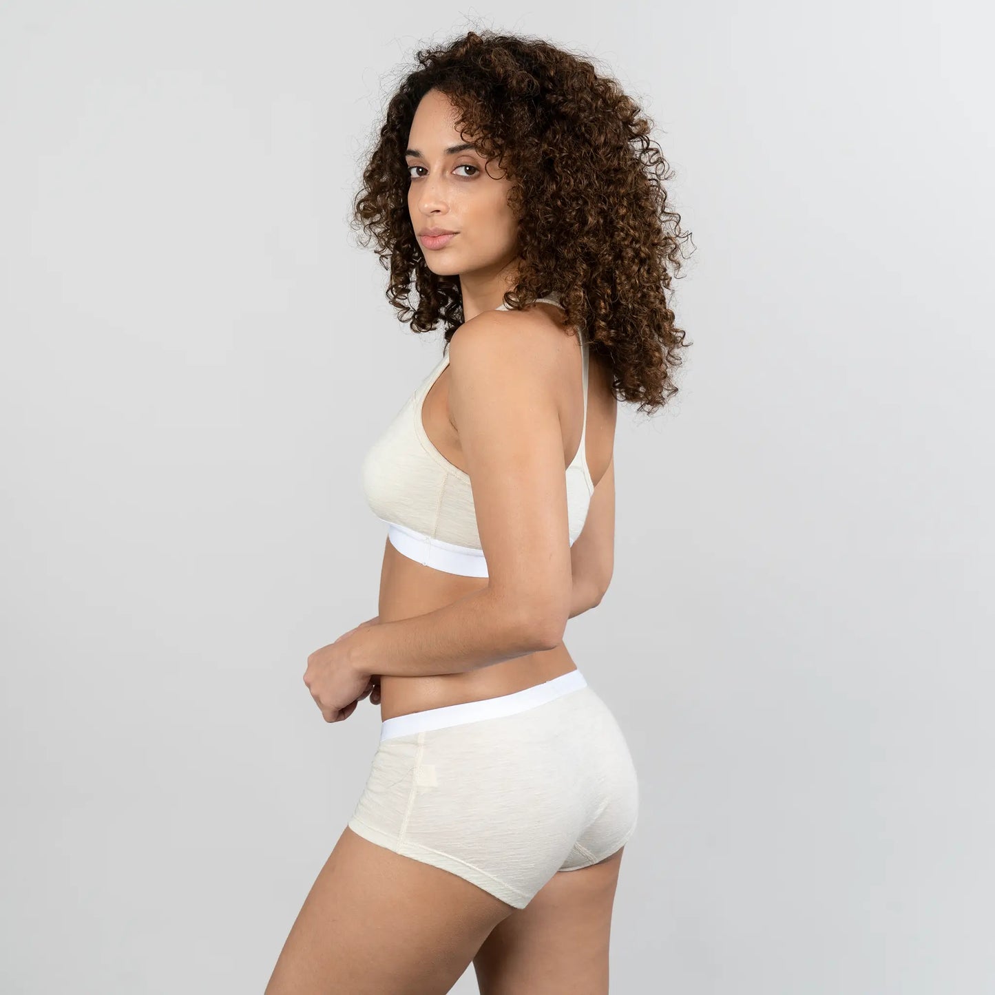womens single origin sports bra ultralight color Undyed