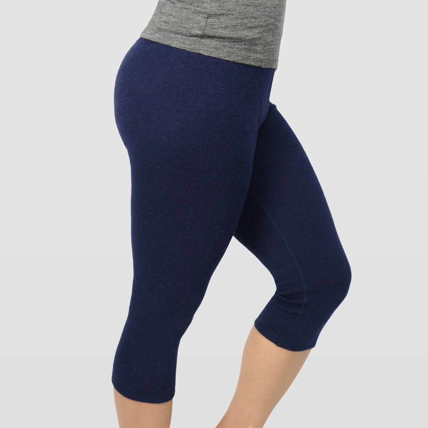 womens best lightweight leggings 34 midweight color navy blue