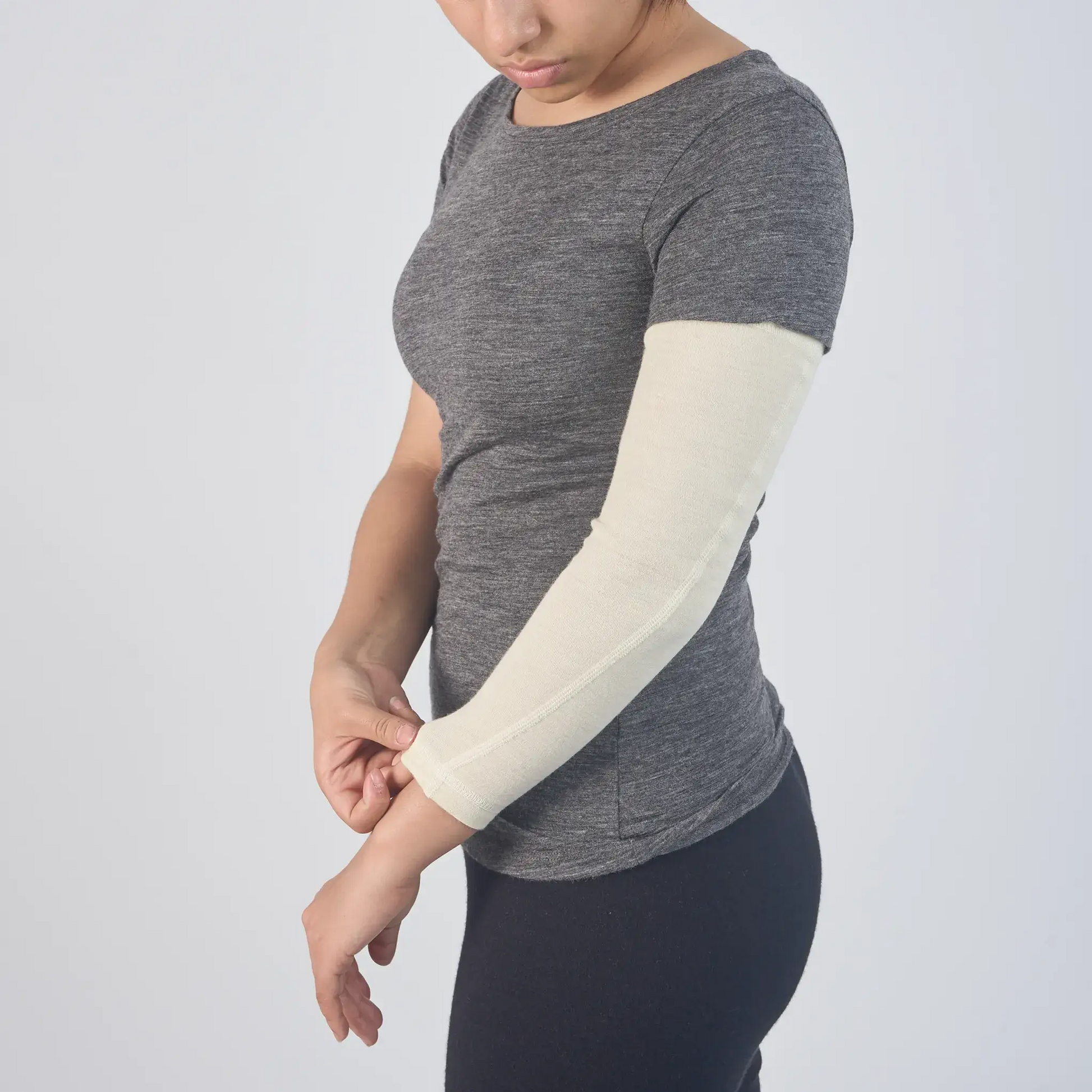 womens perfect travel sleeve lightweight color Undyed