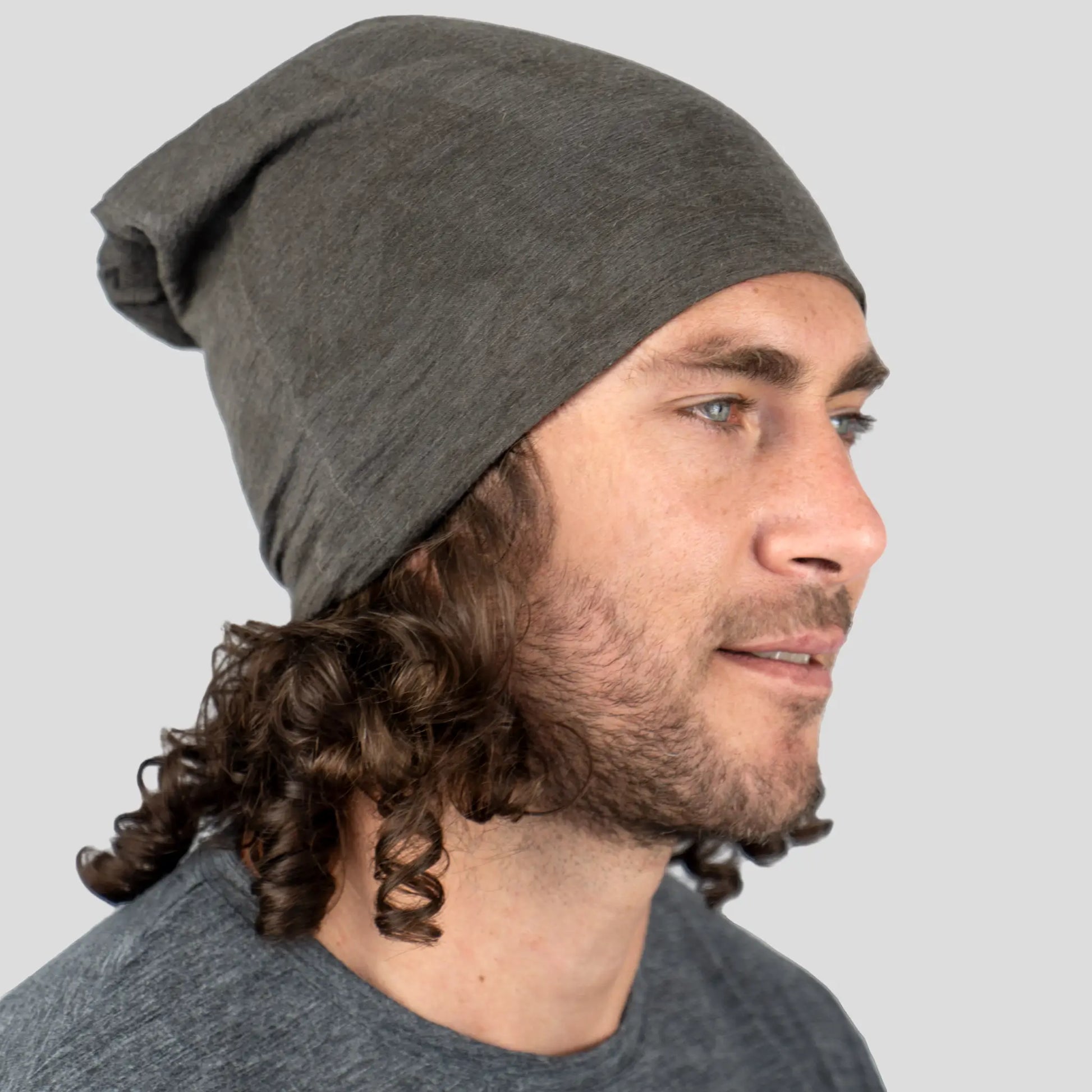 Alpaca Wool Beanie: 160 Ultralight color Natural Gray