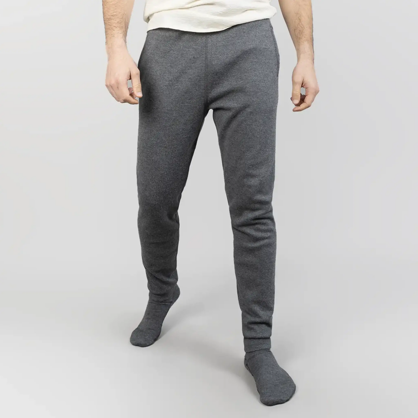 mens antibacterial joggers lightweight color gray