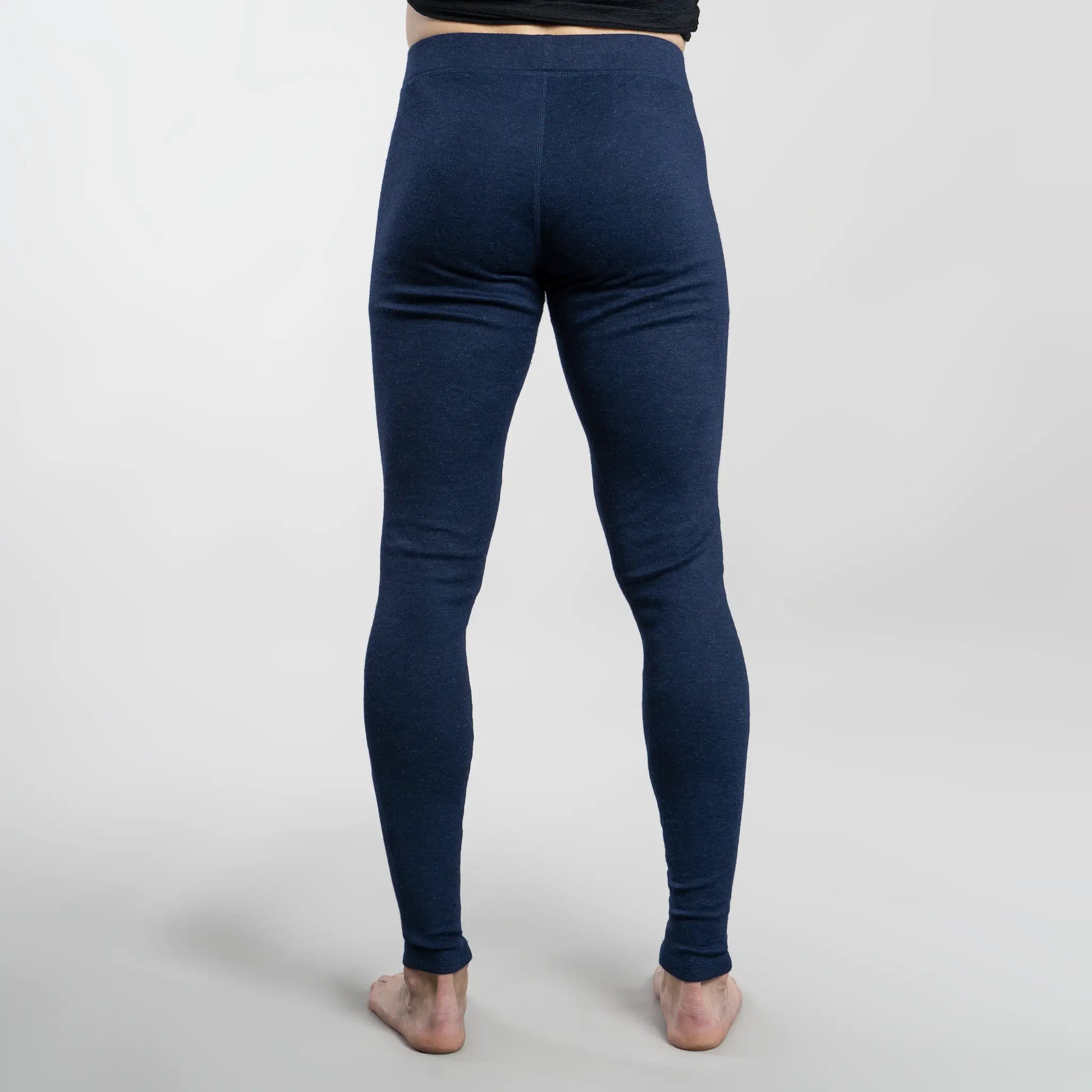 Men's Alpaca Wool Tights: 300 Lightweight color Navy Blue