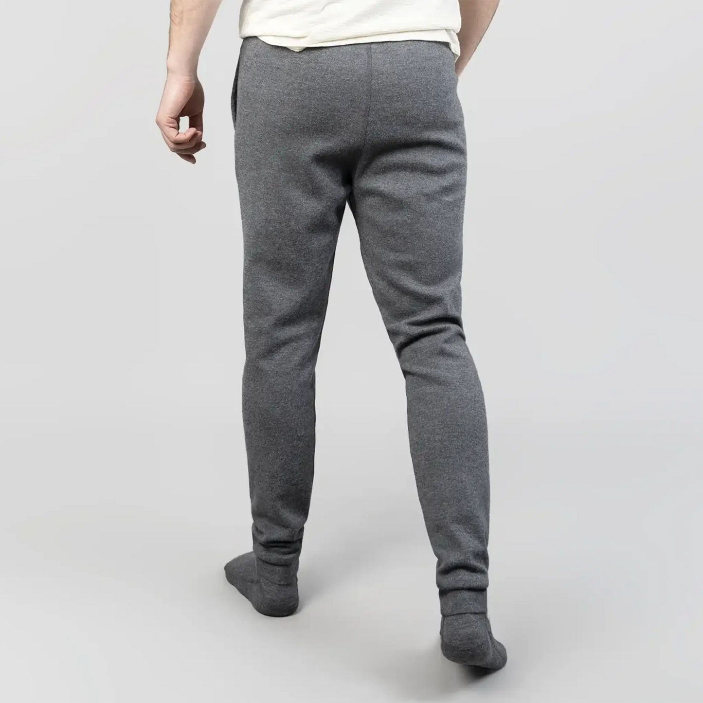 mens best fleece joggers lightweight color gray