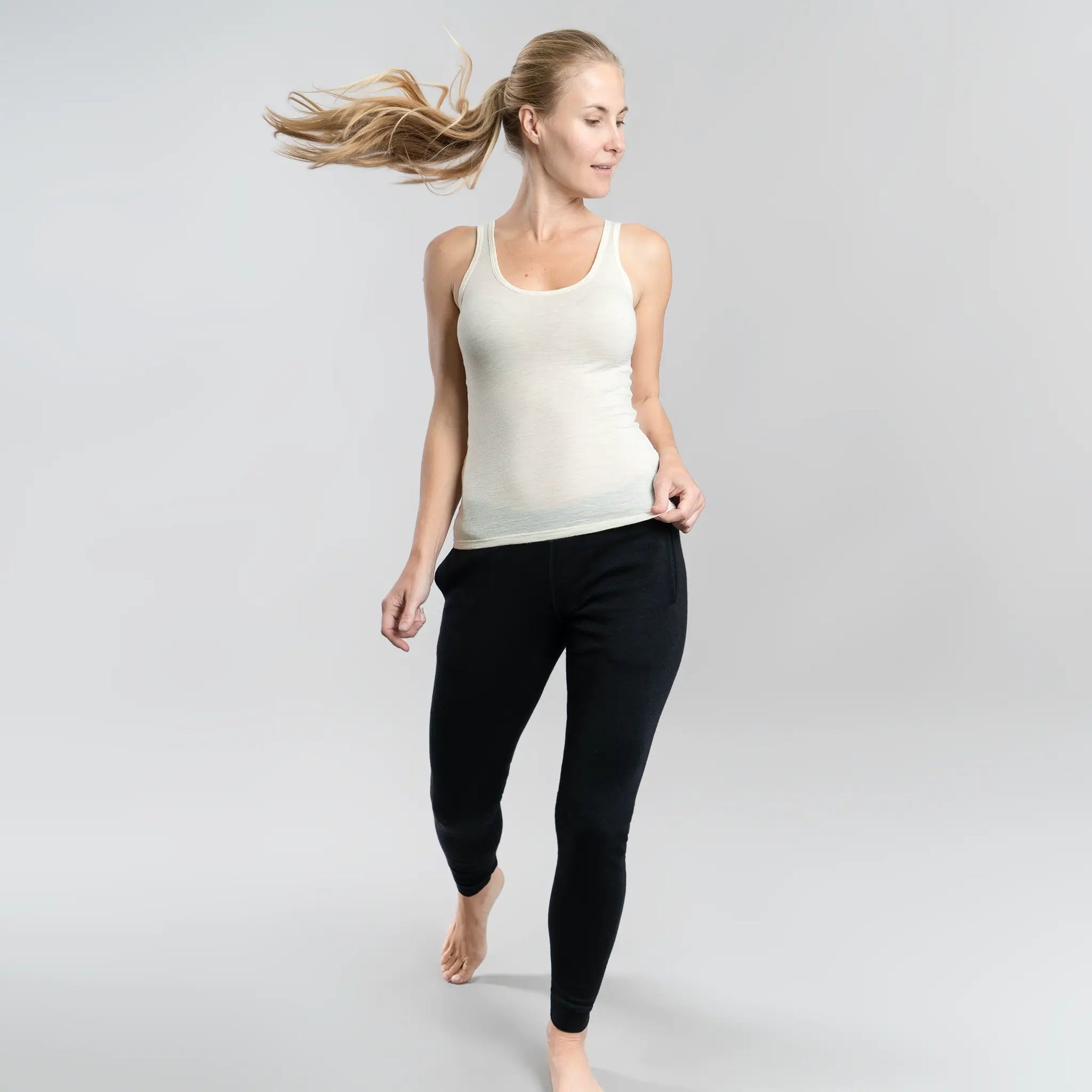 womens best fleece tank top ultralight color Undyed